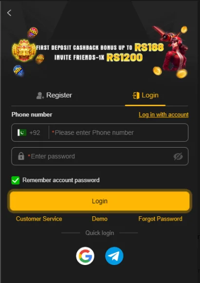188PKR Game Login