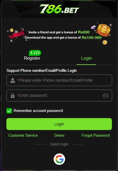786bet game login